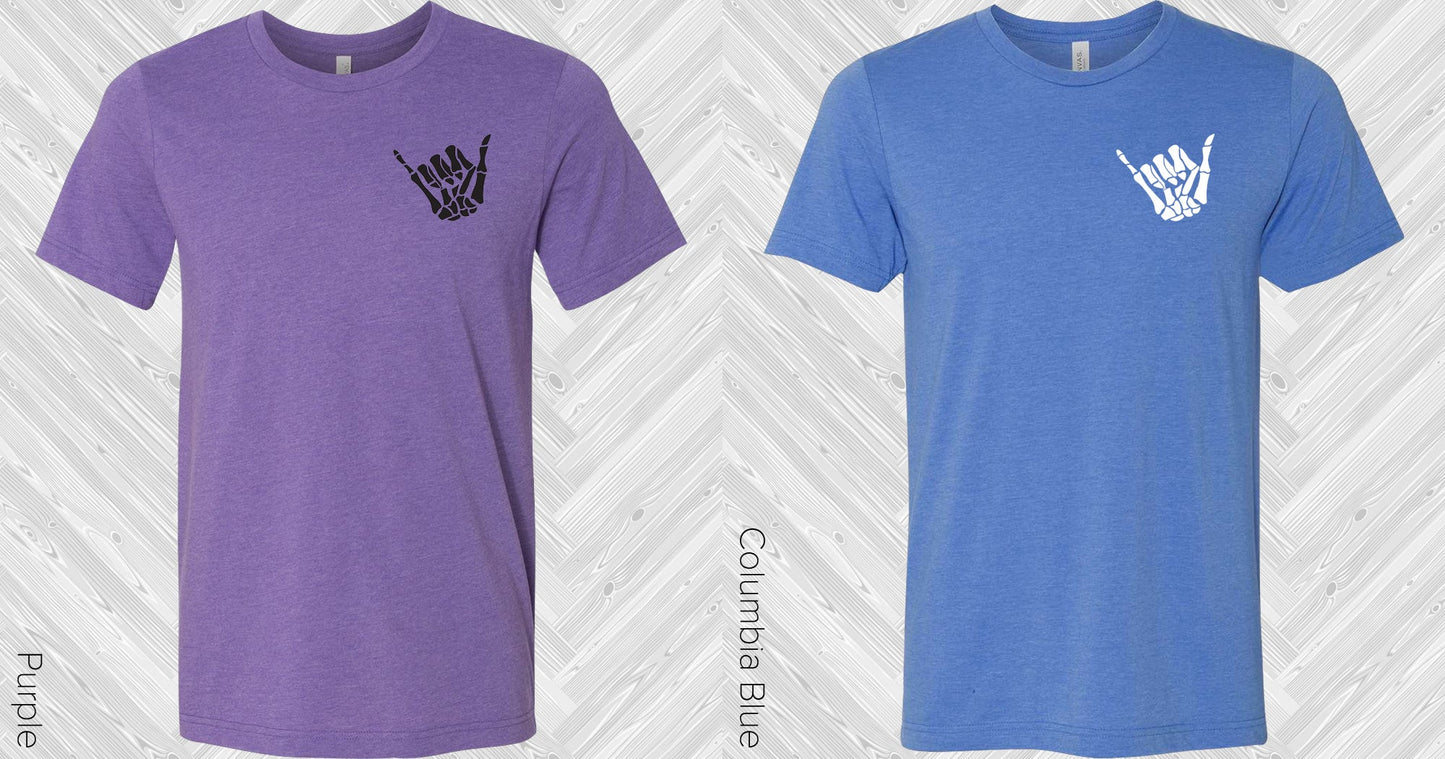 Skeleton Shaka Pocket Graphic Tee Graphic Tee