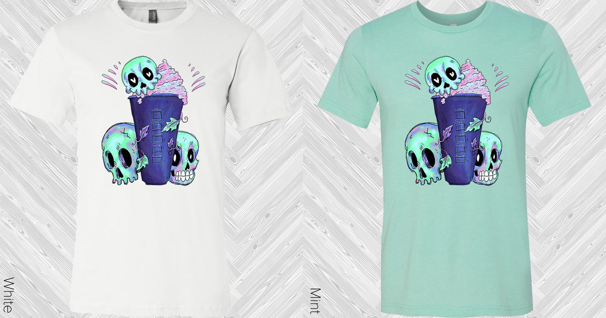 Skull Coffee Graphic Tee Graphic Tee