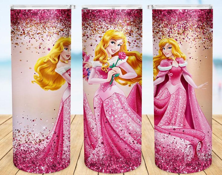Sleeping Beauty 20 Oz Skinny Tumbler