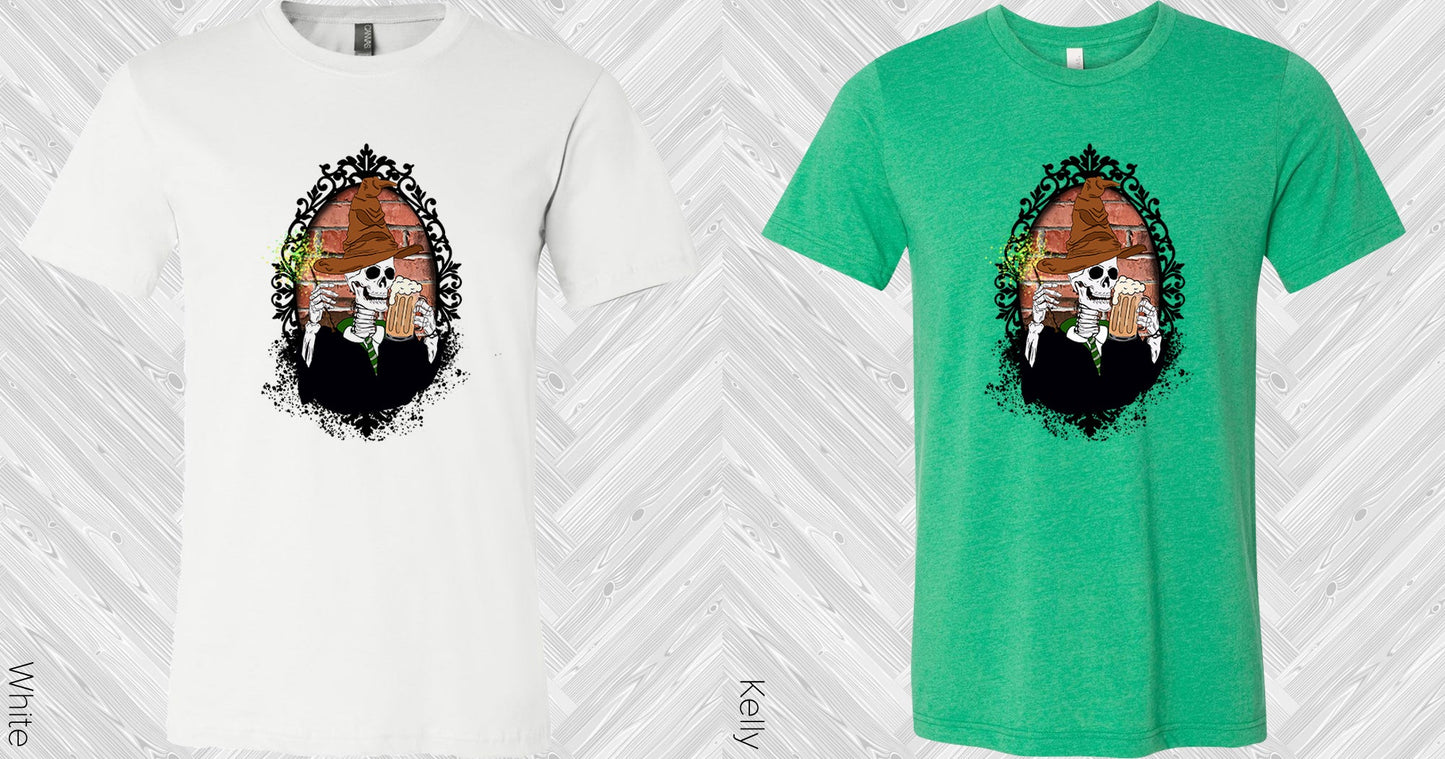 Slytherin Skeleton Graphic Tee Graphic Tee