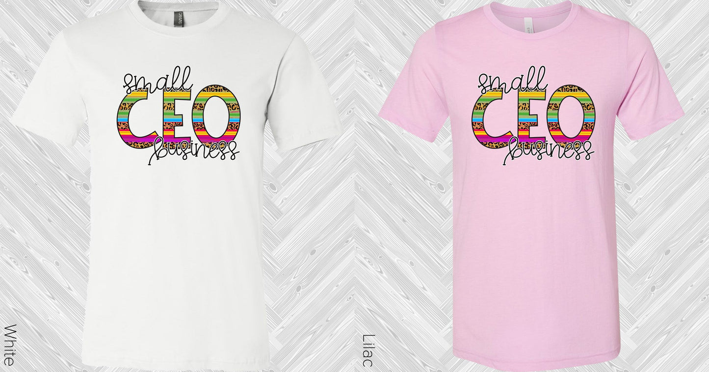 Small Business Ceo Graphic Tee Graphic Tee