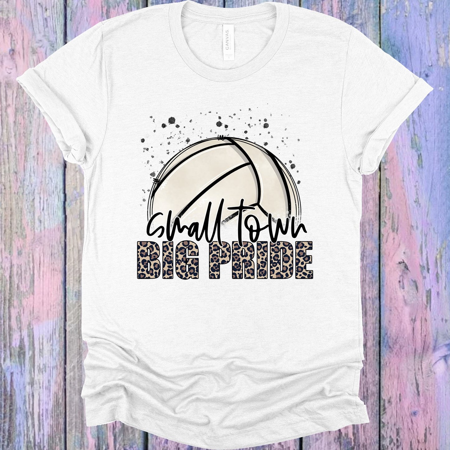 Small Town Big Pride Volleyball Graphic Tee Graphic Tee
