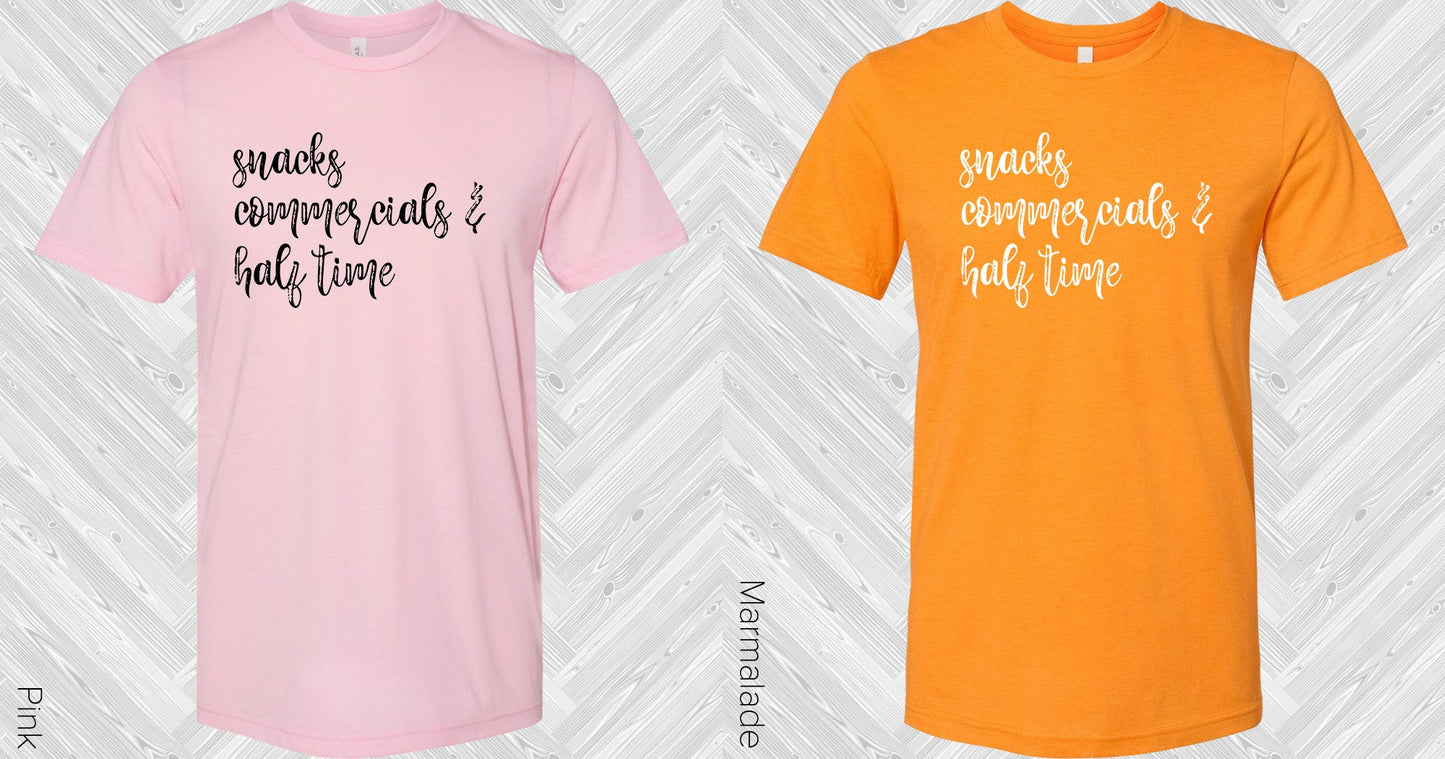 Snacks Commercials & Halftime Graphic Tee Graphic Tee