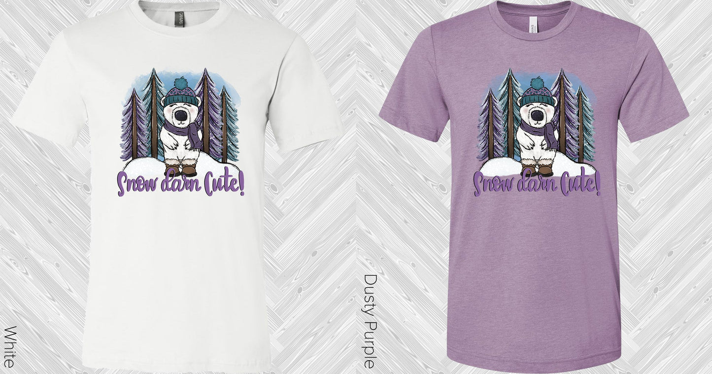 Snow Darn Cute Graphic Tee Graphic Tee