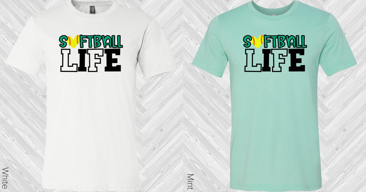 Softball Life Graphic Tee Graphic Tee