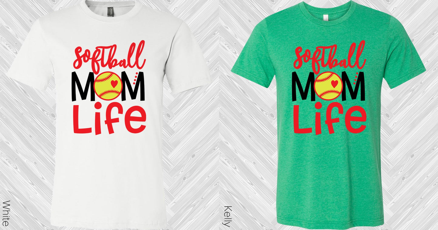 Softball Mom Life Graphic Tee Graphic Tee