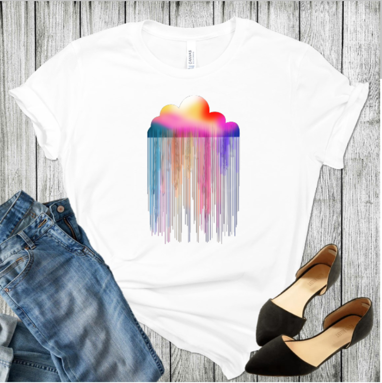 Rainbow Cloud Graphic Tee Graphic Tee
