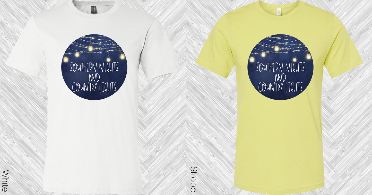 Southern Nights And Country Lights Graphic Tee Graphic Tee
