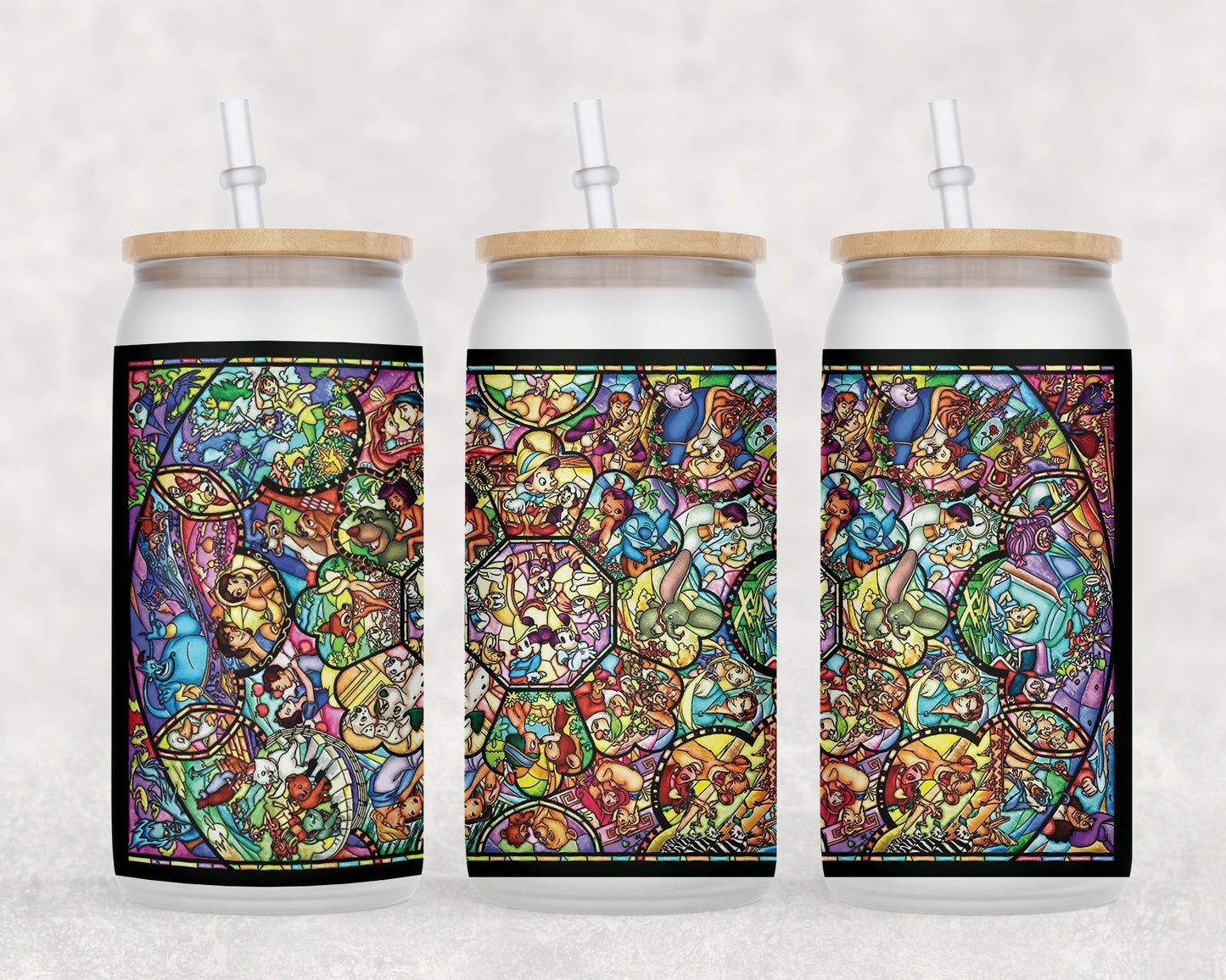 Stained Glass 16 Oz Can Coffee Mug