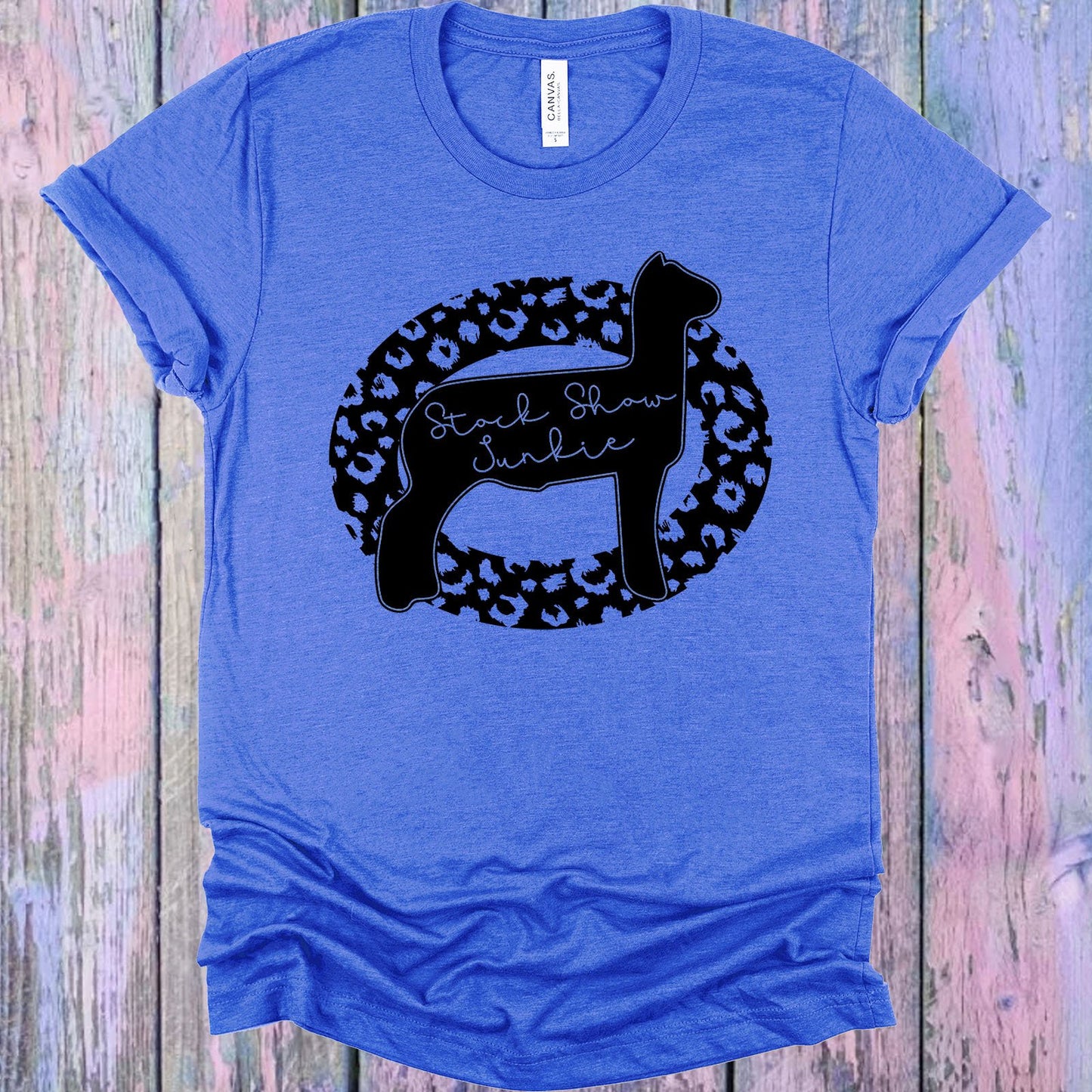 Stock Show Junkie Sheep Graphic Tee Graphic Tee