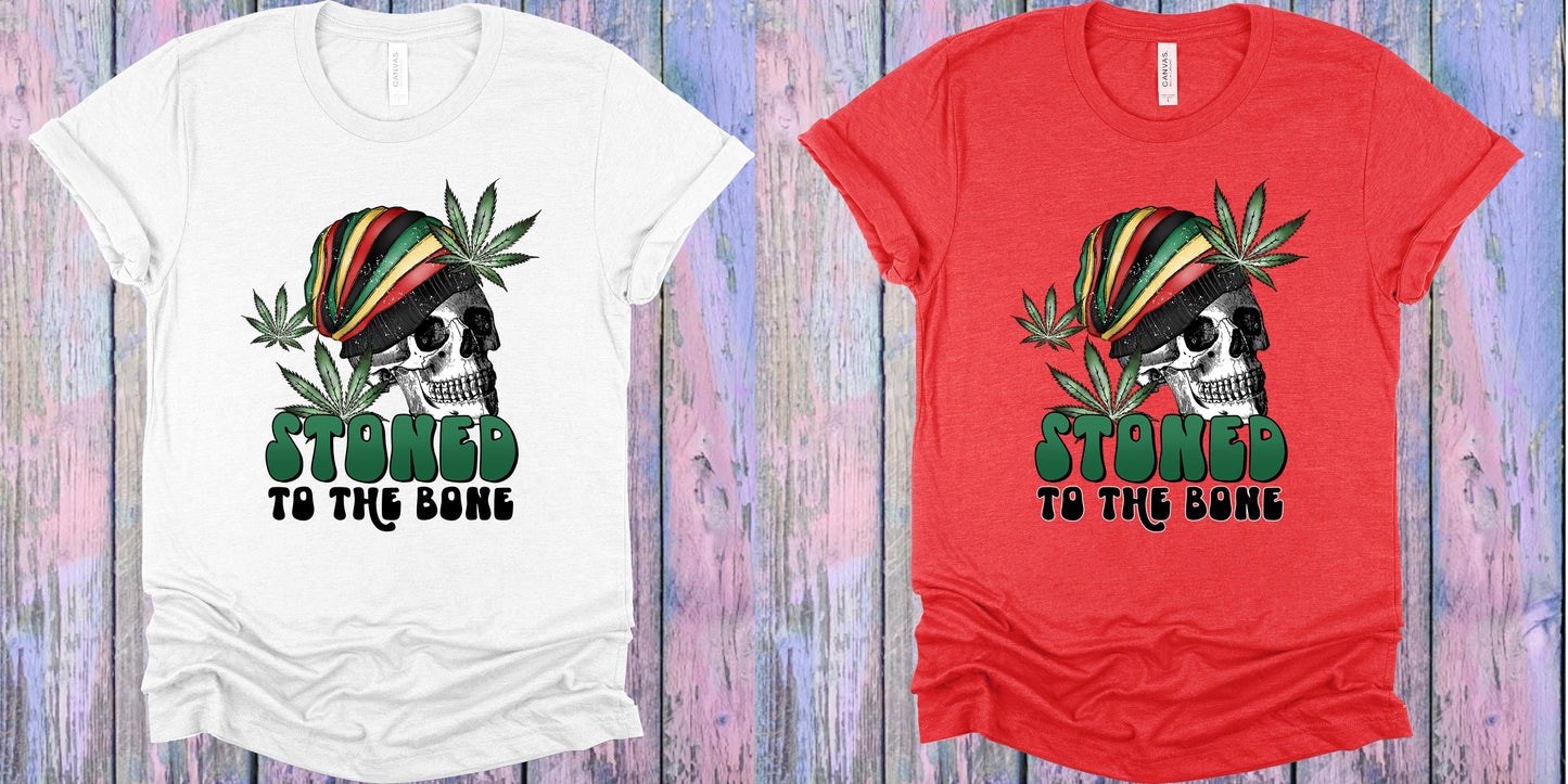 Stoned To The Bone Graphic Tee Graphic Tee