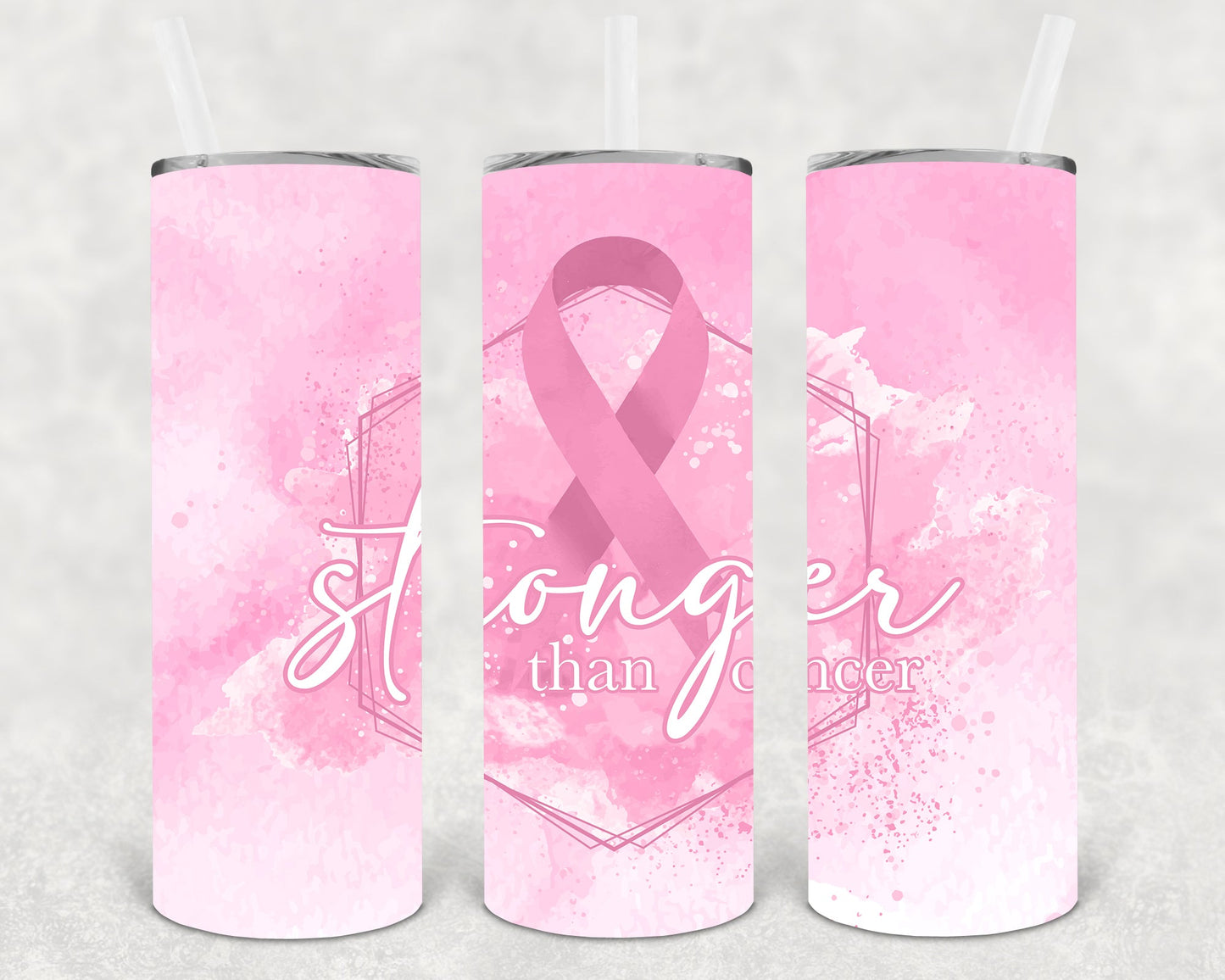 Stronger Than Cancer 20 Oz Skinny Tumbler