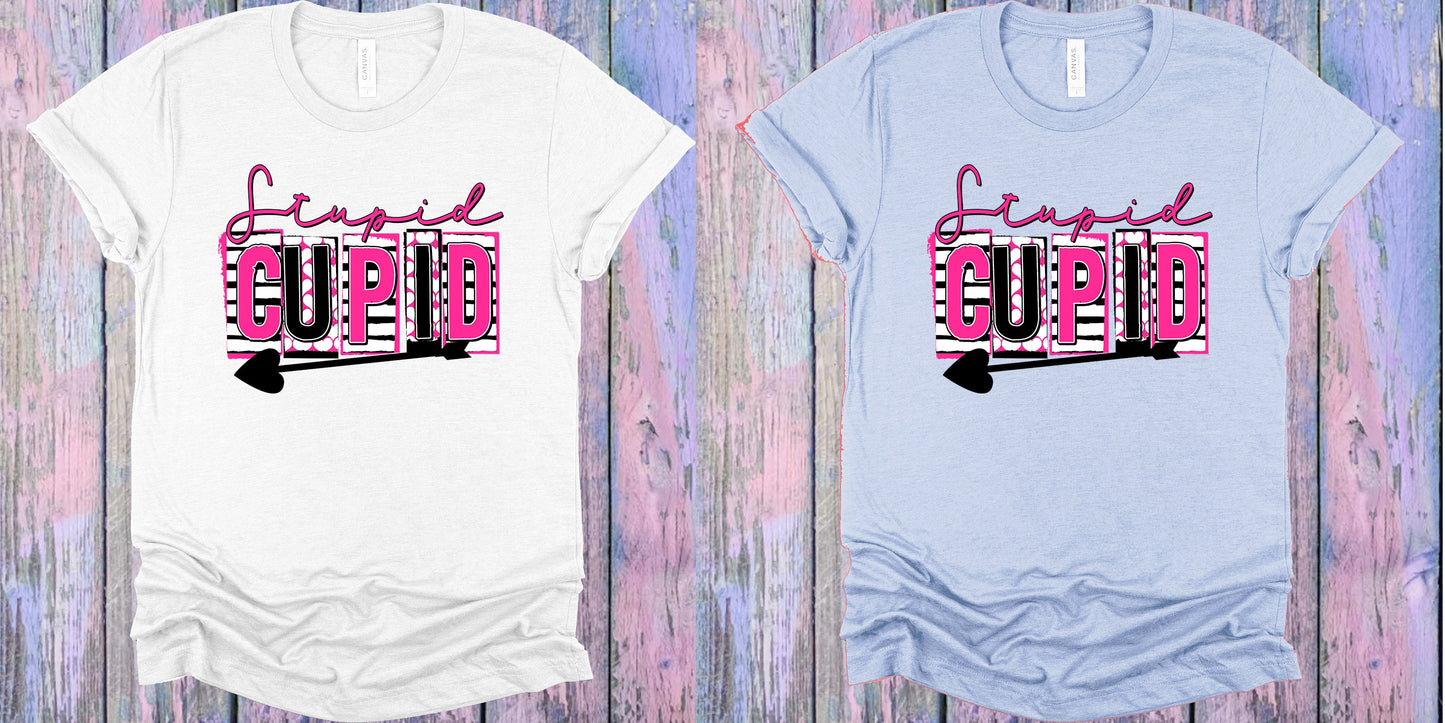 Stupid Cupid Graphic Tee Graphic Tee
