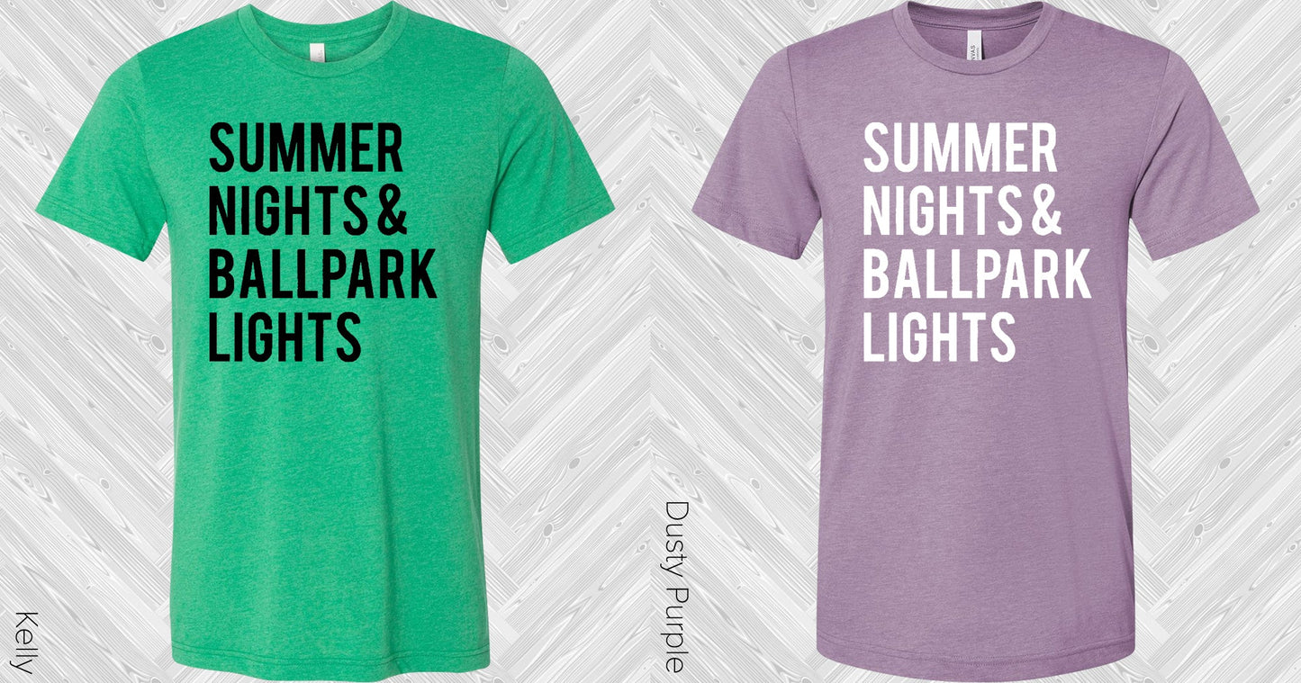 Summer Nights & Ballpark Lights Graphic Tee Graphic Tee
