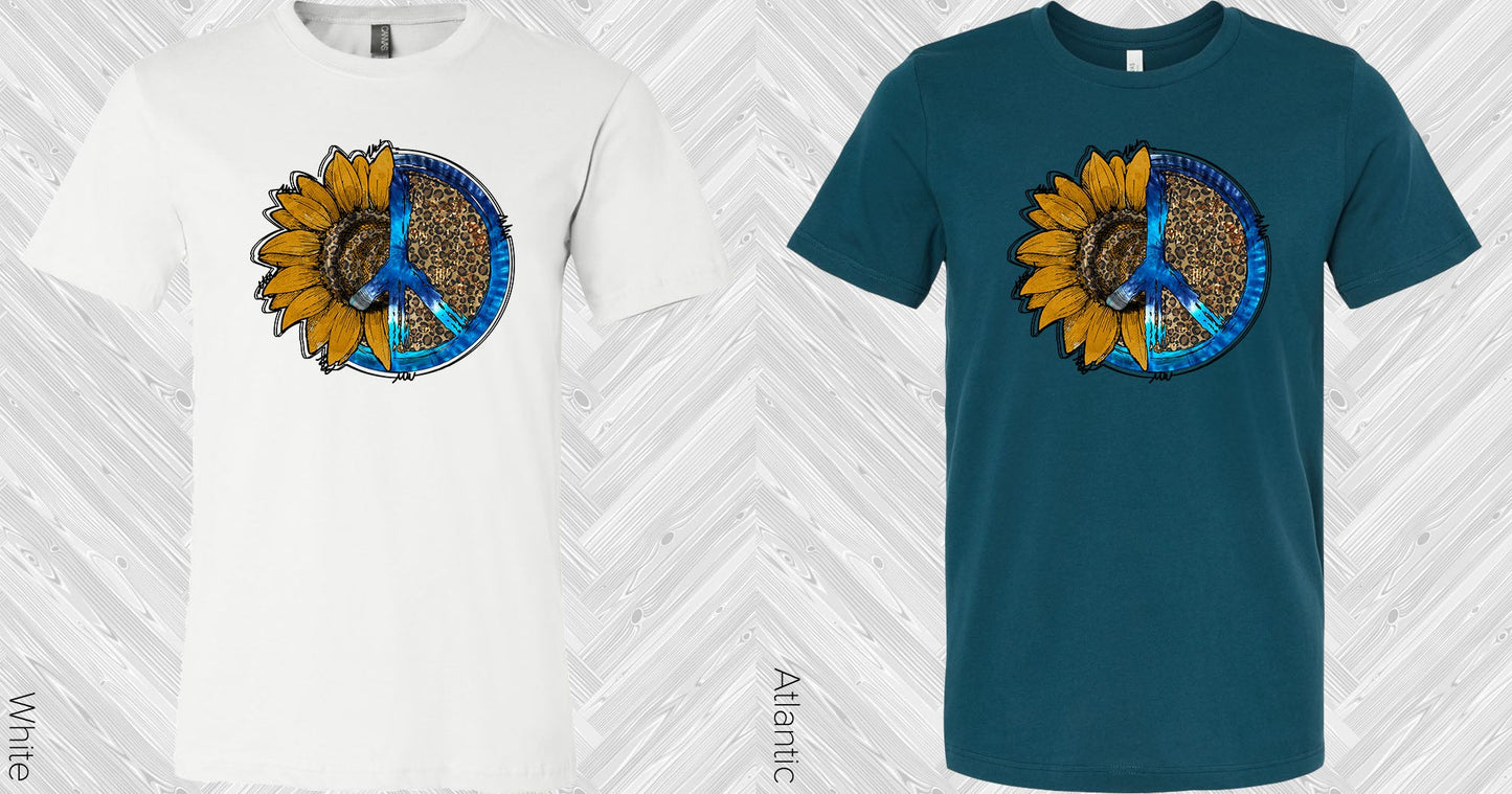 Sunflower Peace Graphic Tee Graphic Tee