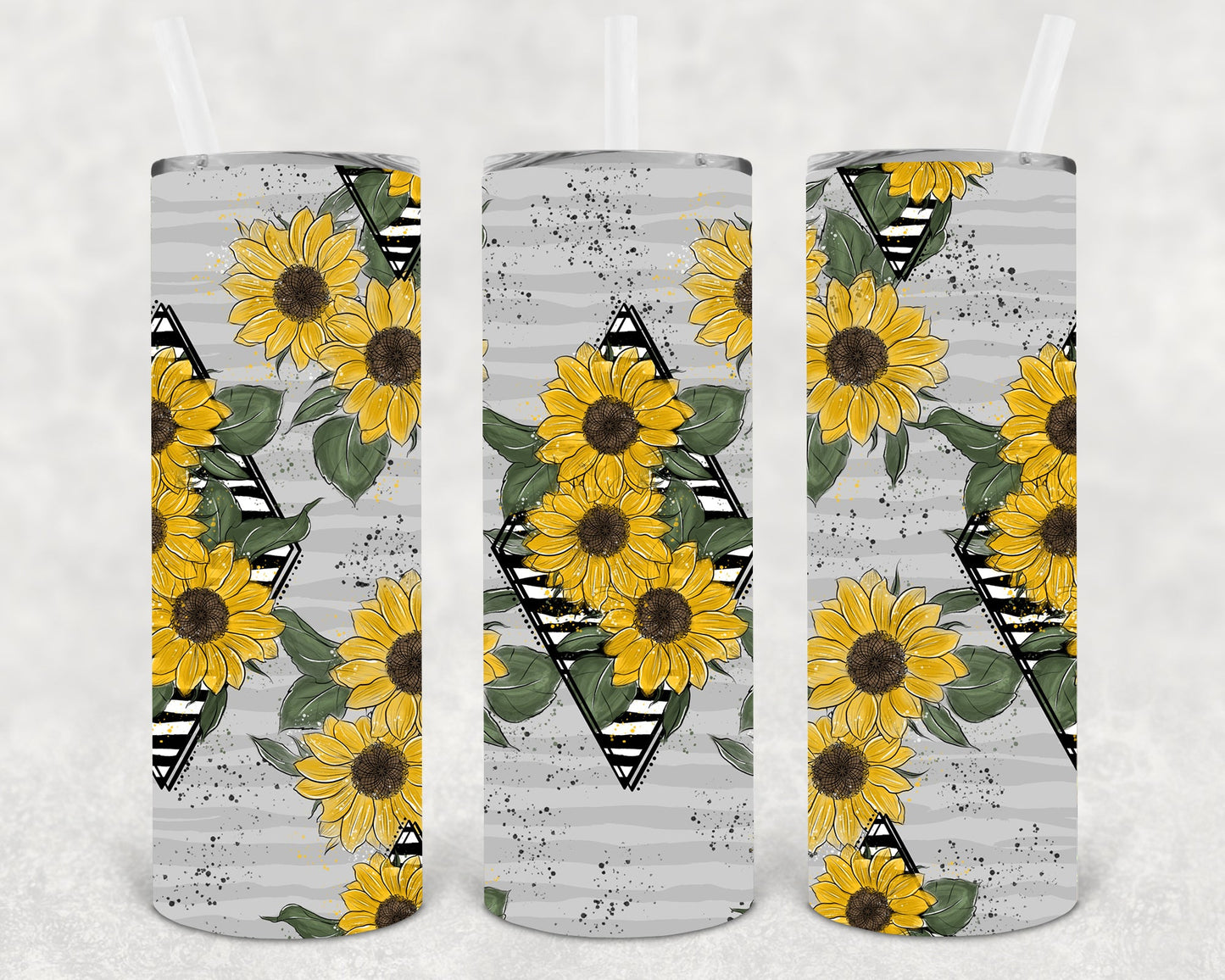 Sunflowers 20 Oz Skinny Tumbler