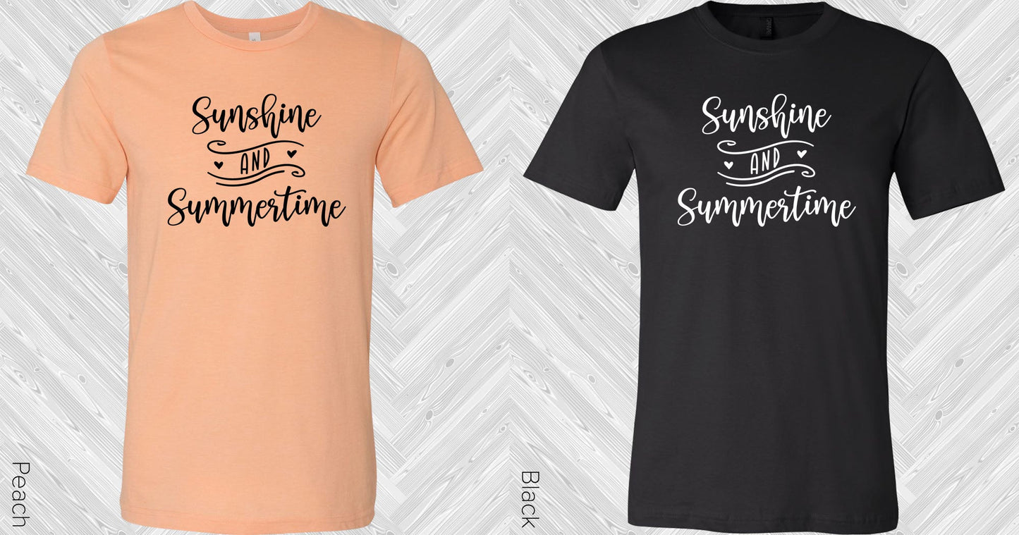 Sunshine And Summertime Graphic Tee Graphic Tee