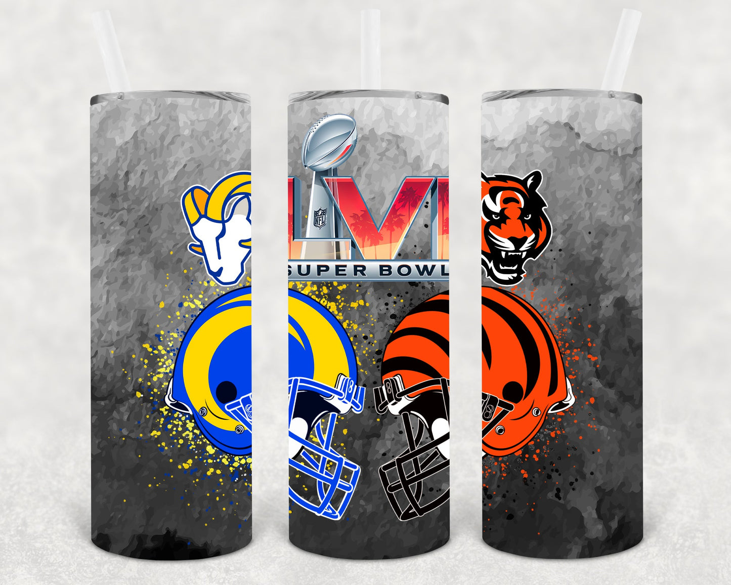 Superbowl 20 Oz Skinny Tumbler