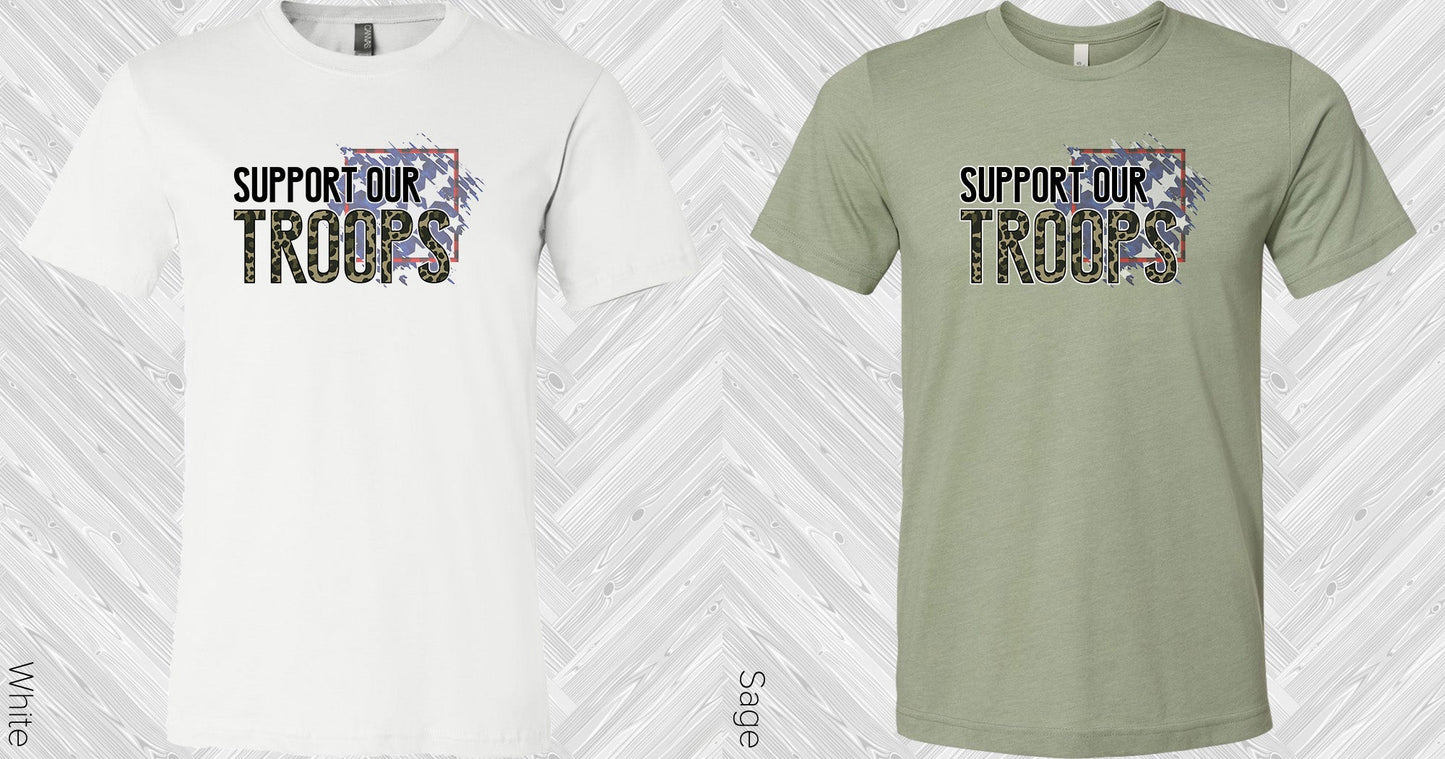 Support Our Troops Graphic Tee Graphic Tee