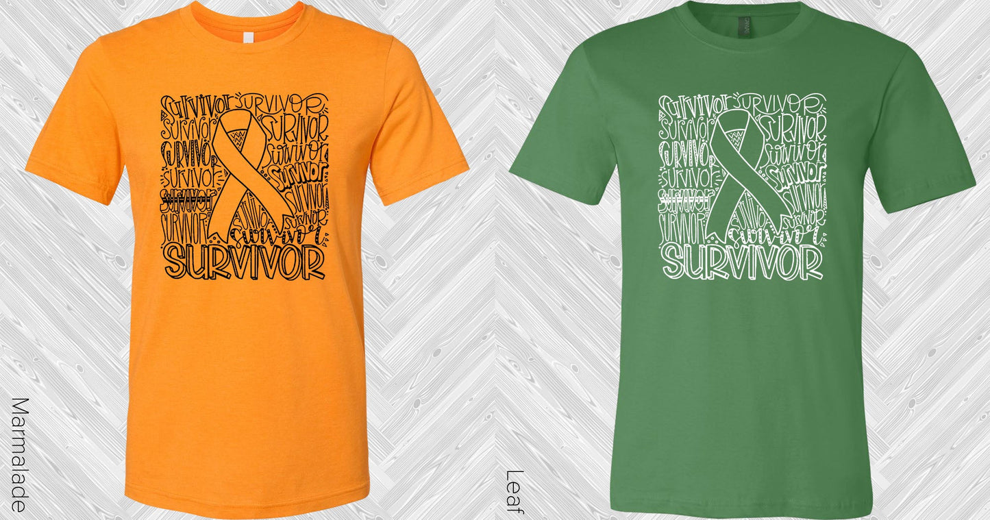 Survivor Subway Art Graphic Tee Graphic Tee