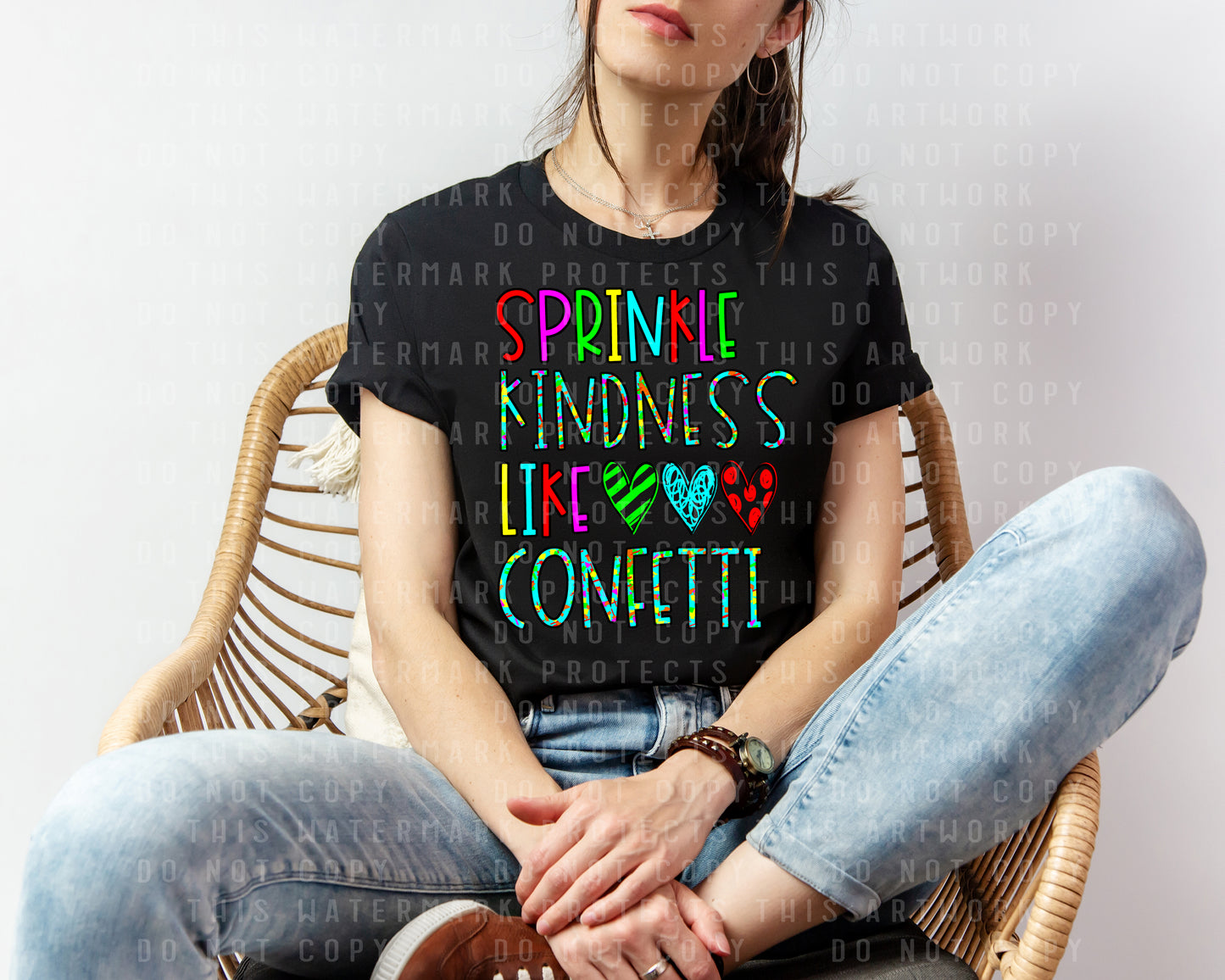Sprinkle Kindness Like Confetti Graphic Tee