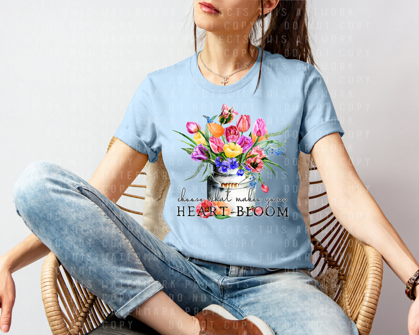 Choose What Makes Your Heart Bloom Graphic Tee