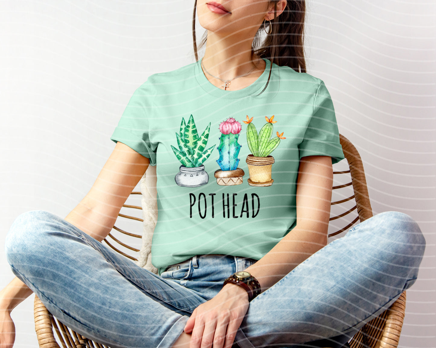 Pot Head Cactus Graphic Tee