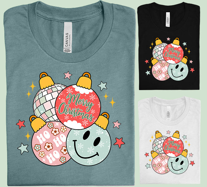 Christmas Bulbs Graphic Tee