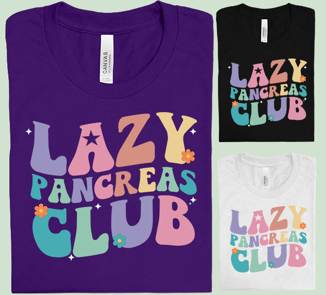 Lazy Pancreas Club Graphic Tee