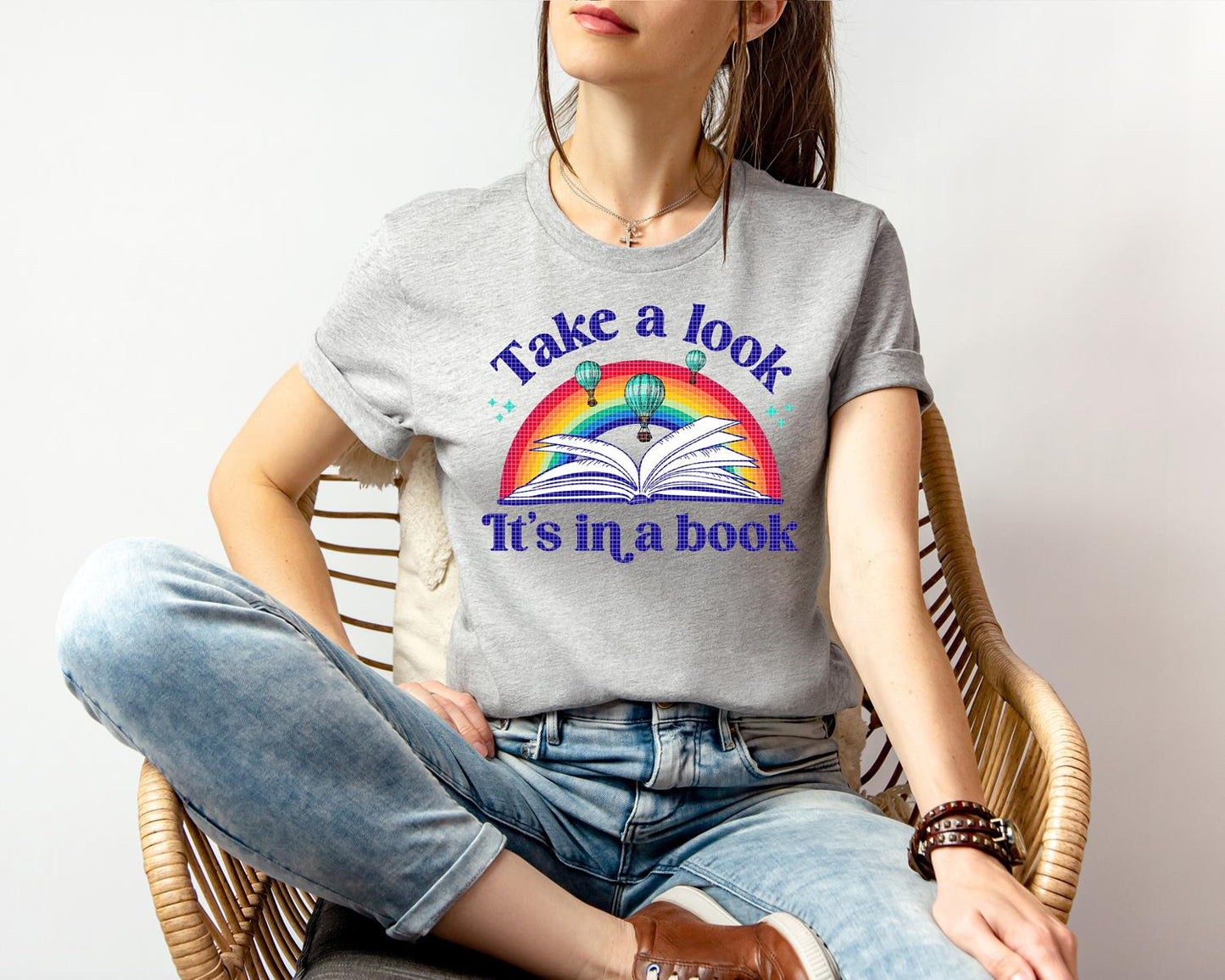 Take a Look It's in a Book Graphic Tee