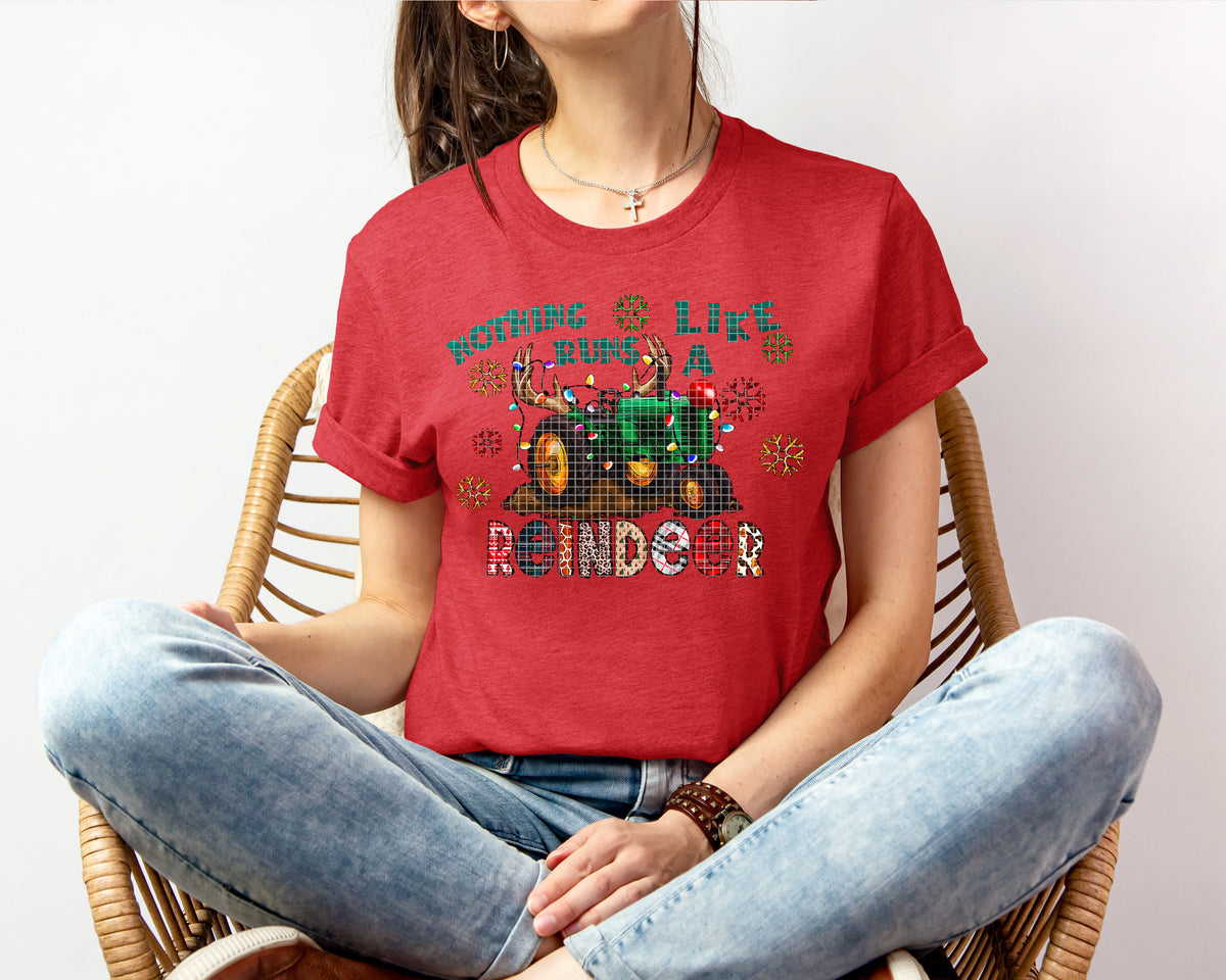 Nothing Runs Like a Reindeer Graphic Tee