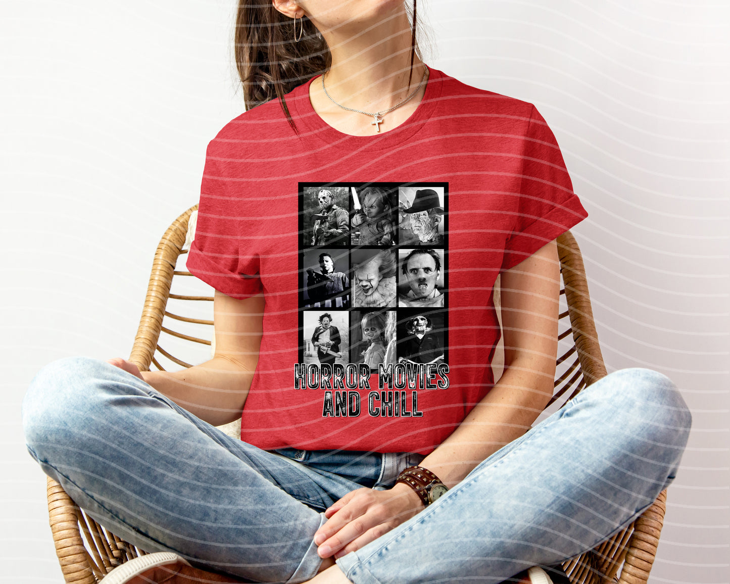 Horror Movies and Chill Graphic Tee