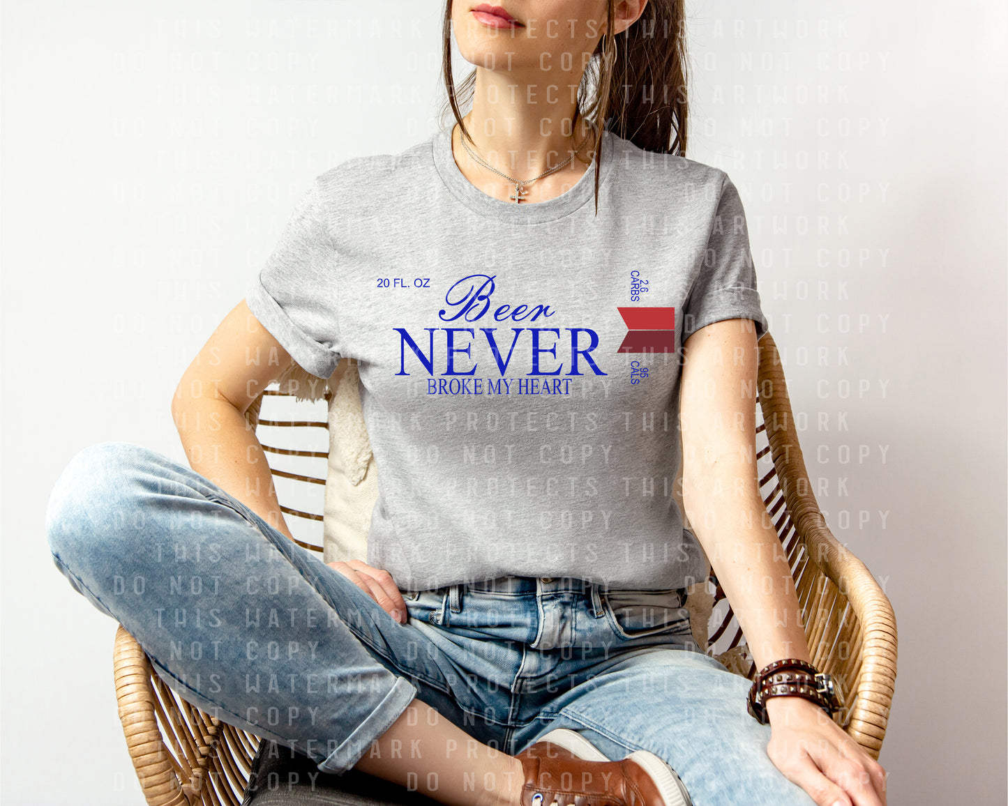 Beer Never Broke My Heart Graphic Tee