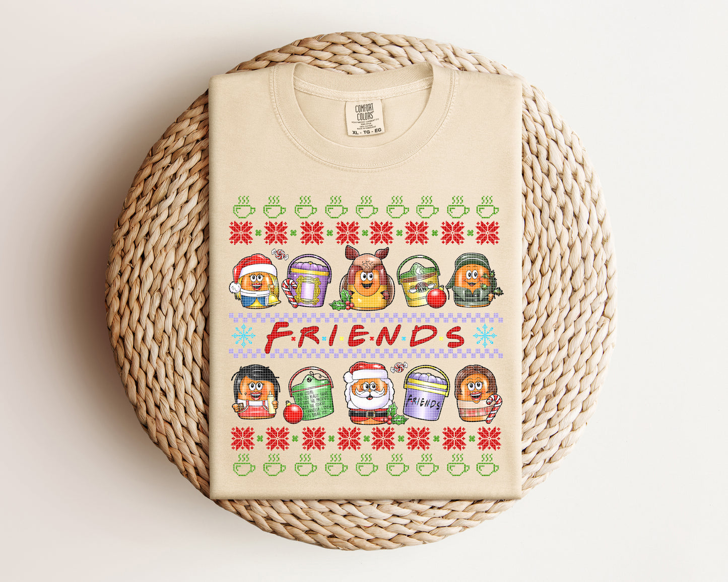 Friends Sweater Buckets Graphic Tee