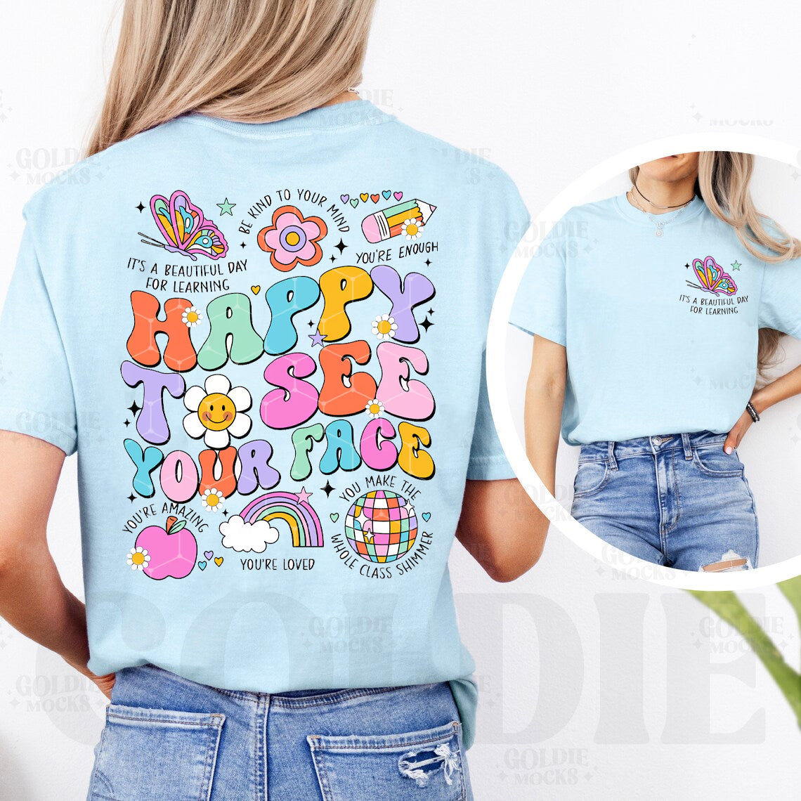 Happy to See Your Face Graphic Tee