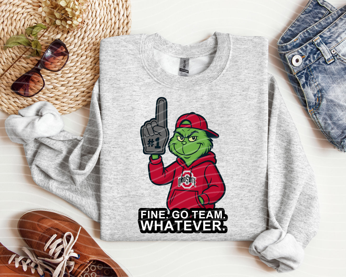 Fine Go Team Whatever Buckeyes Graphic Tee