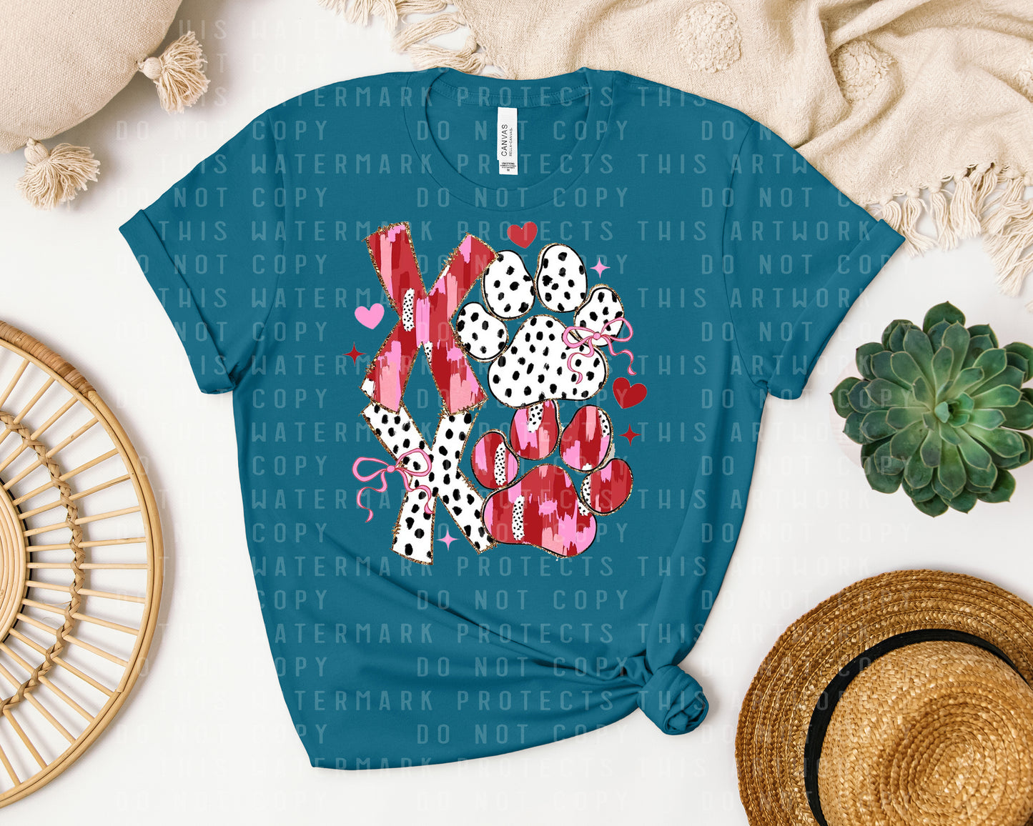 XOXO Paws Graphic Tee