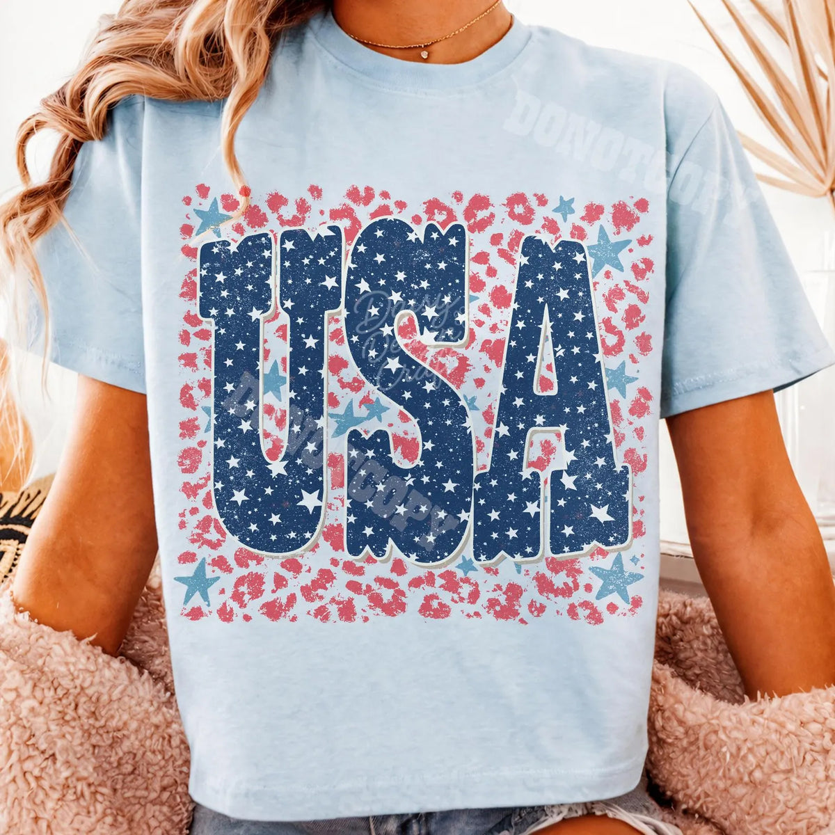 Leopard USA Graphic Tee
