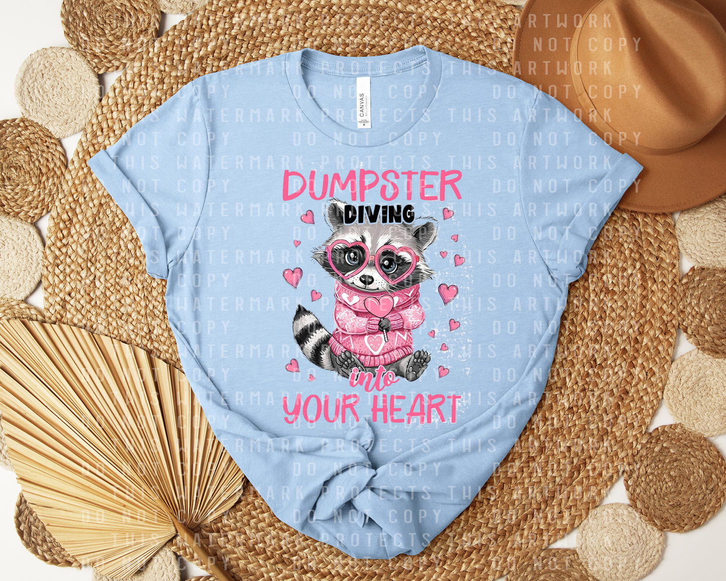 Dumpster Diving Into Your Heart Graphic Tee