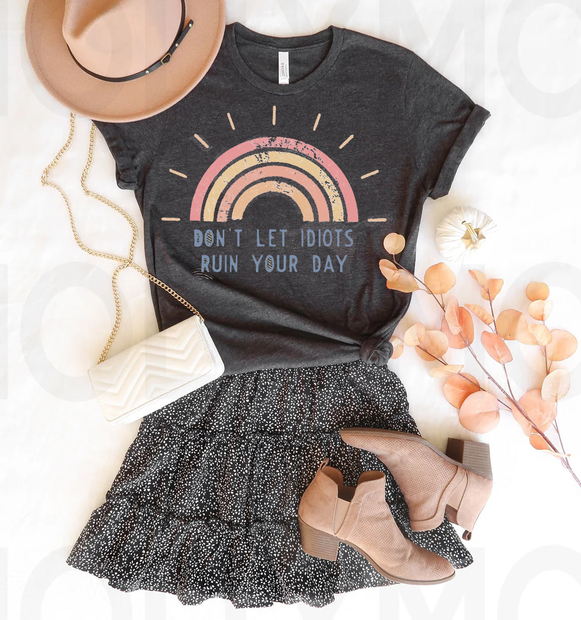 Don't Let Idiots Ruin Your Day Graphic Tee