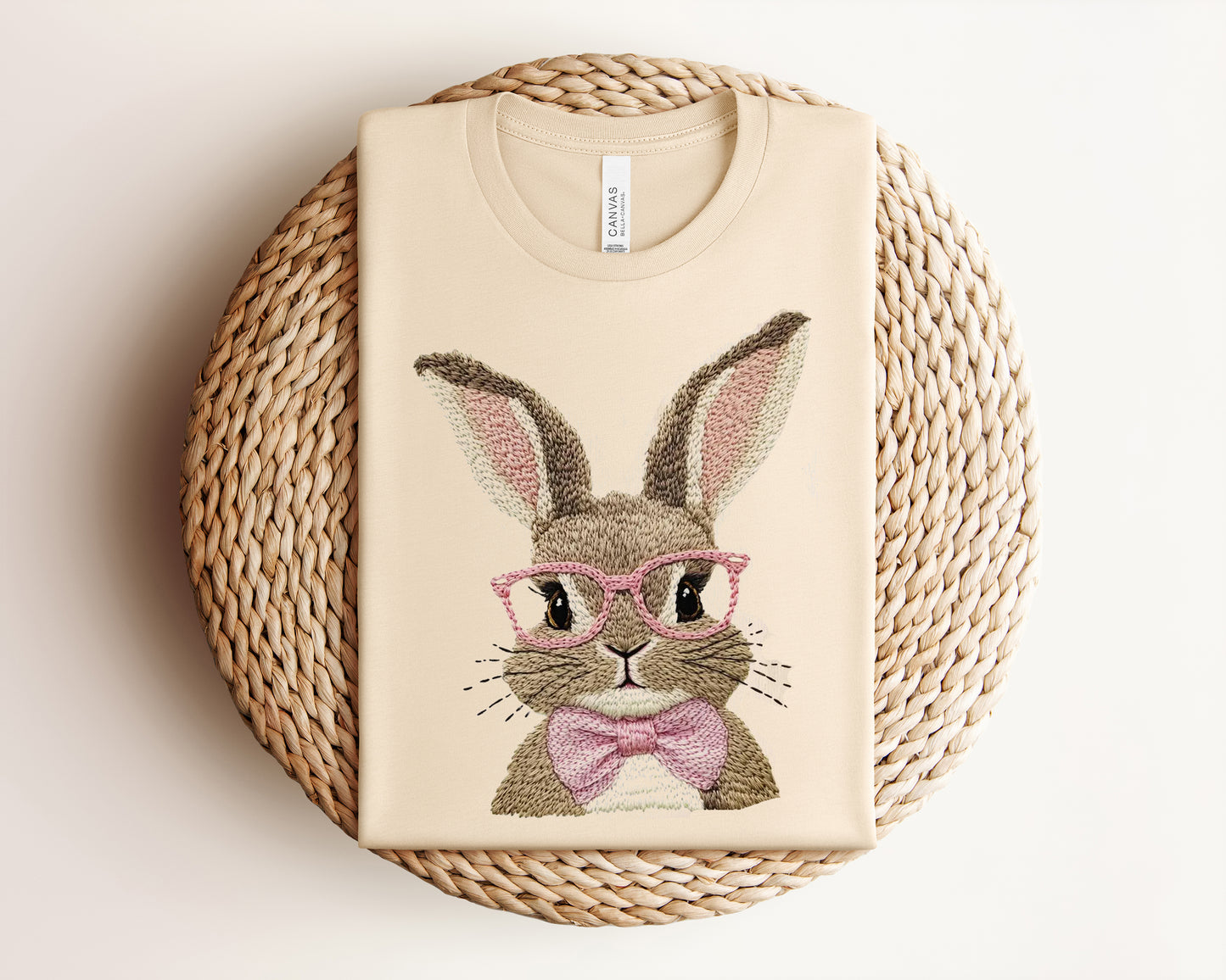 Stitched Bunny Graphic Tee