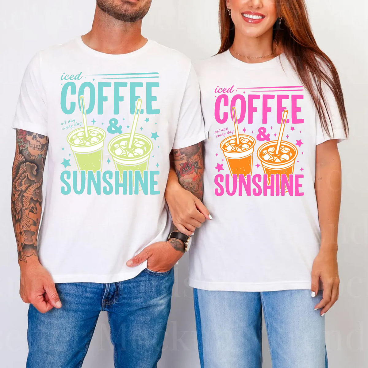 Iced Coffee & Sunshine Graphic Tee