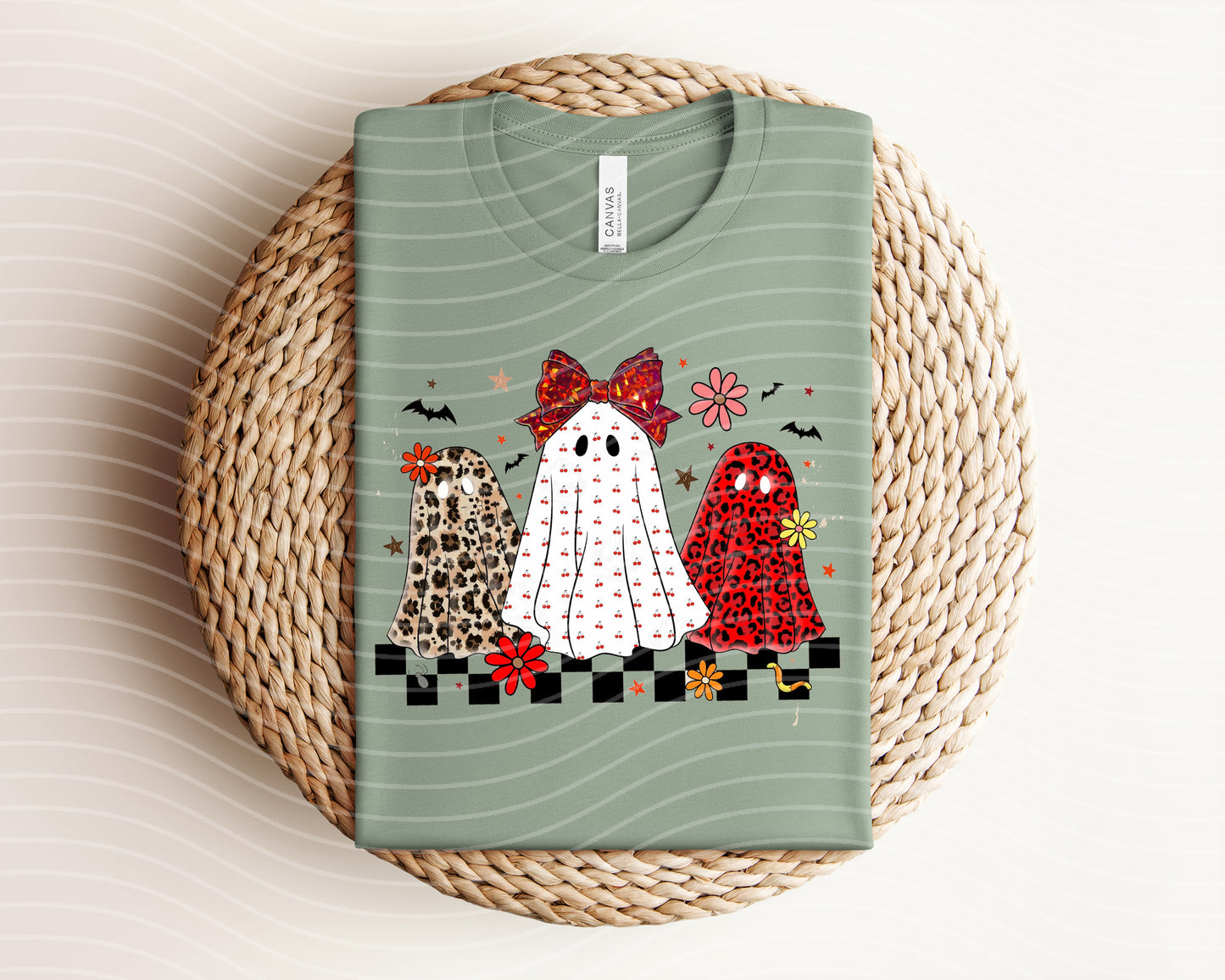 Leopard Ghosts Graphic Tee