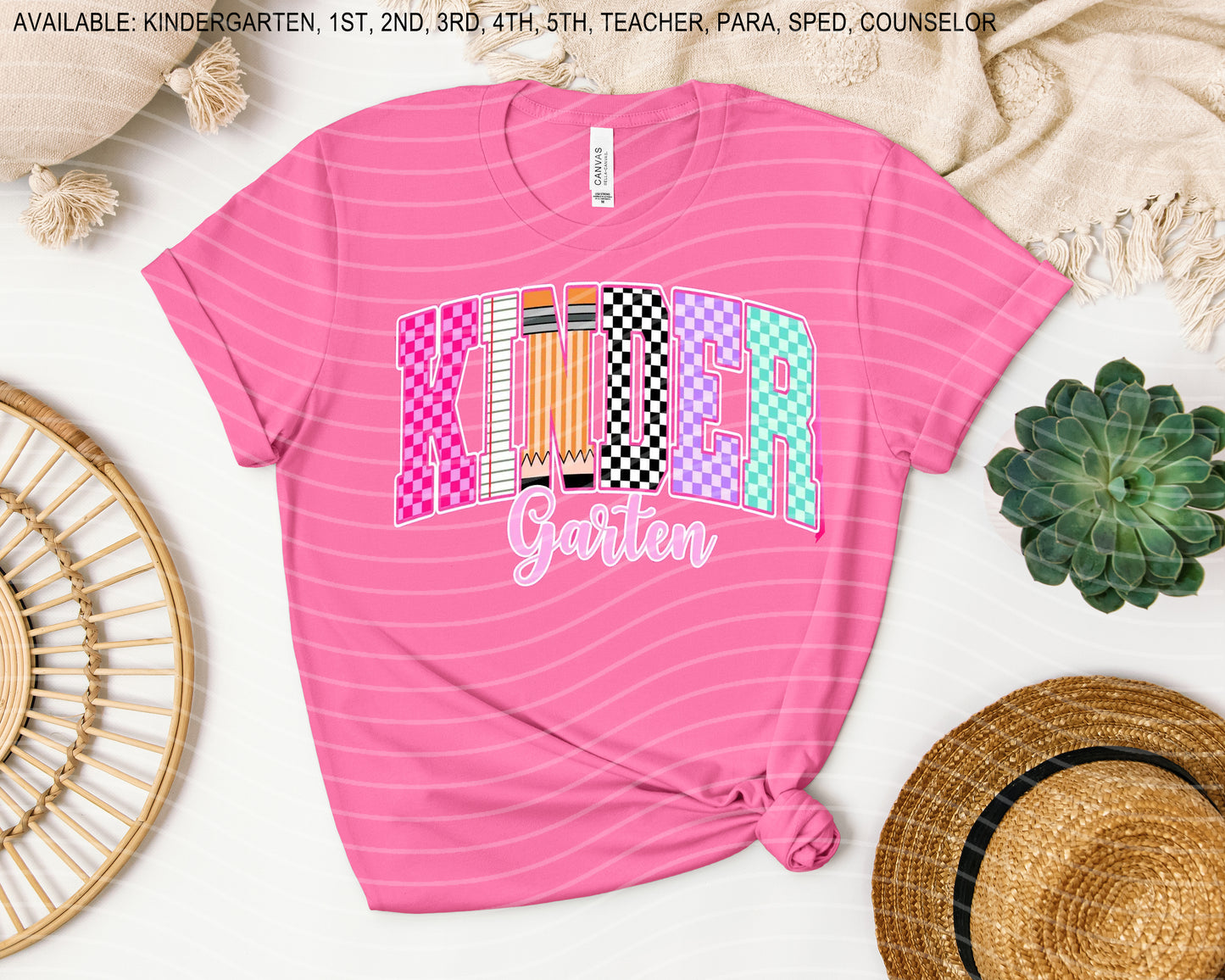 Back to School Bright Grade Graphic Tee