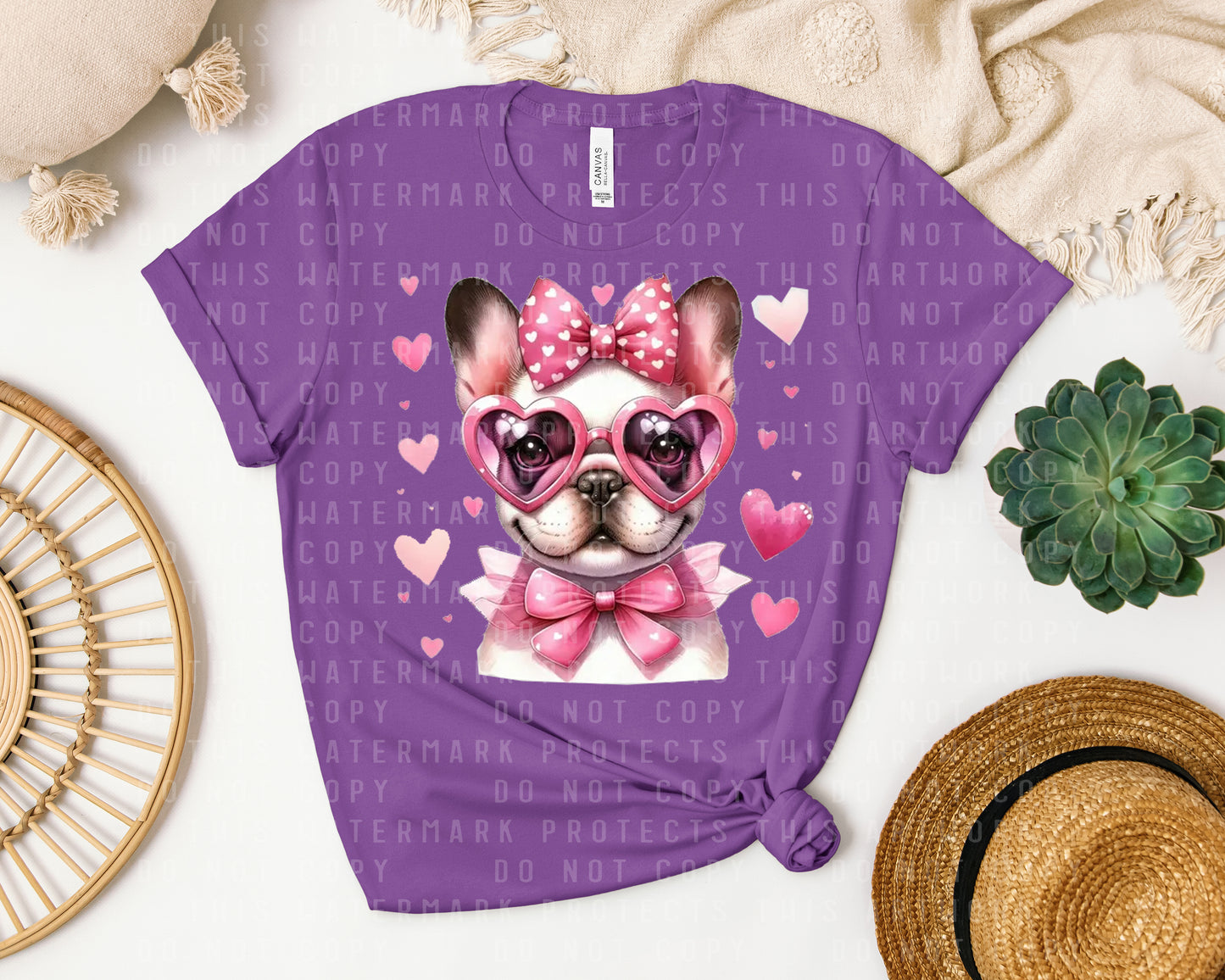 Valentine Dog Graphic Tee