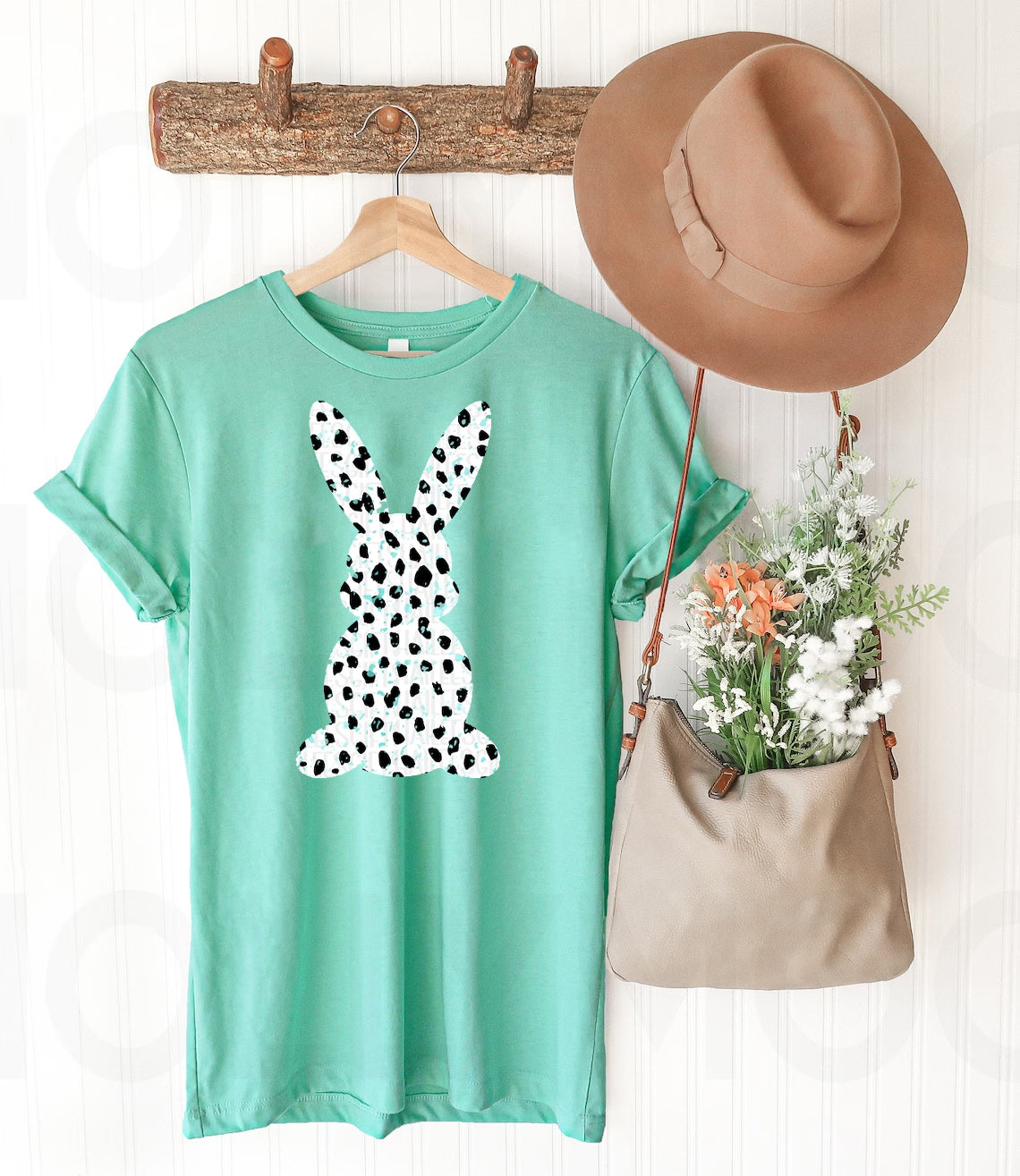 Dalmatian Bunny Graphic Tee
