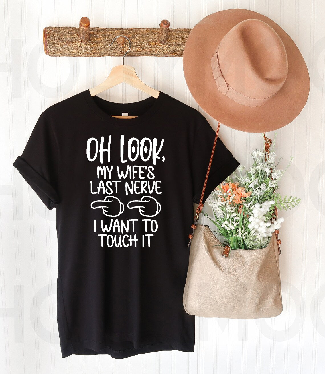 Oh Look My Wife's Last Nerve Graphic Tee