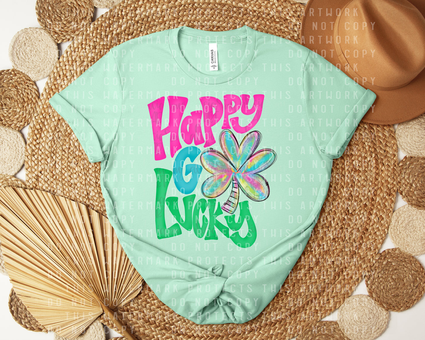 Happy Go Lucky Graphic Tee