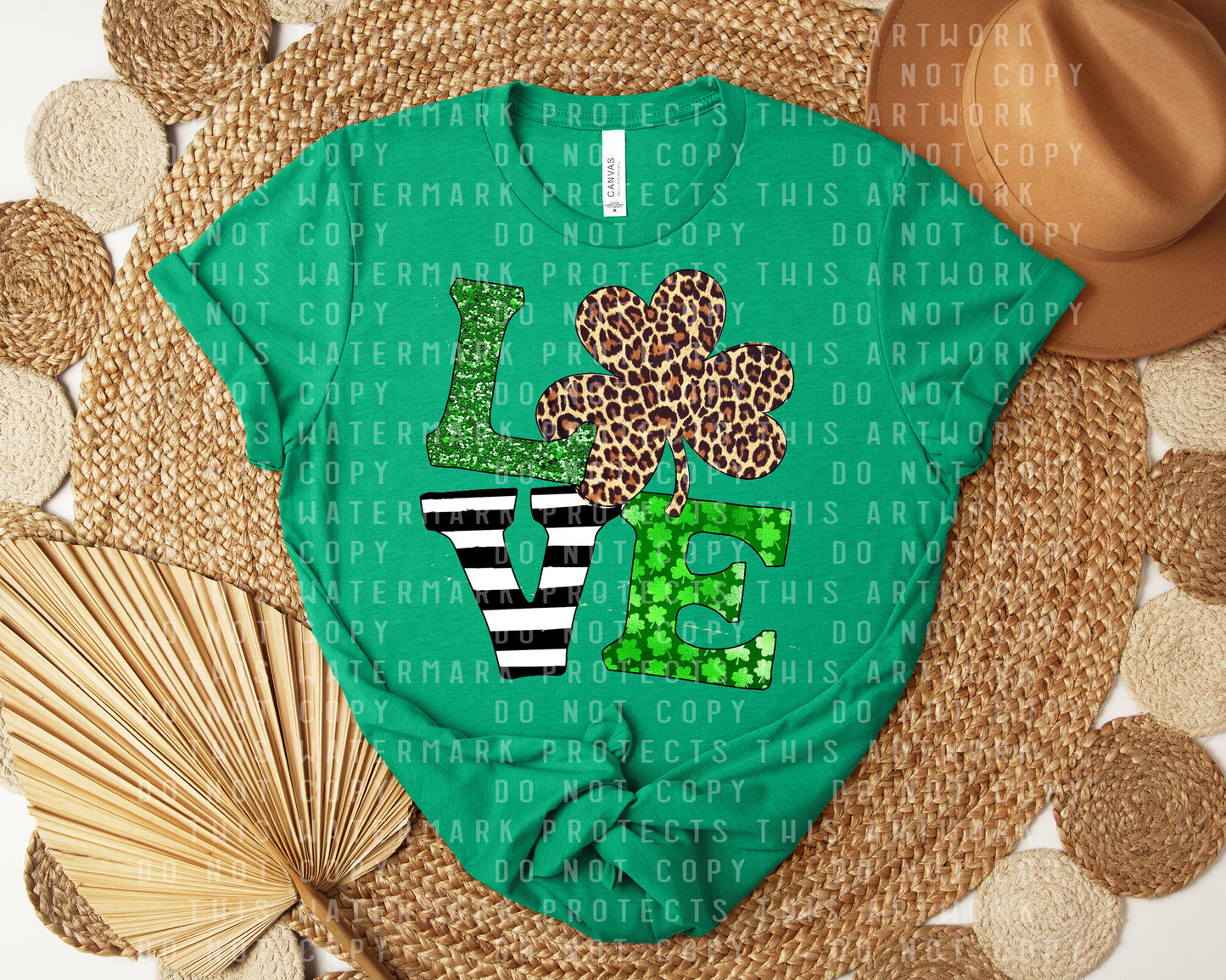 Love Leopard Graphic Tee