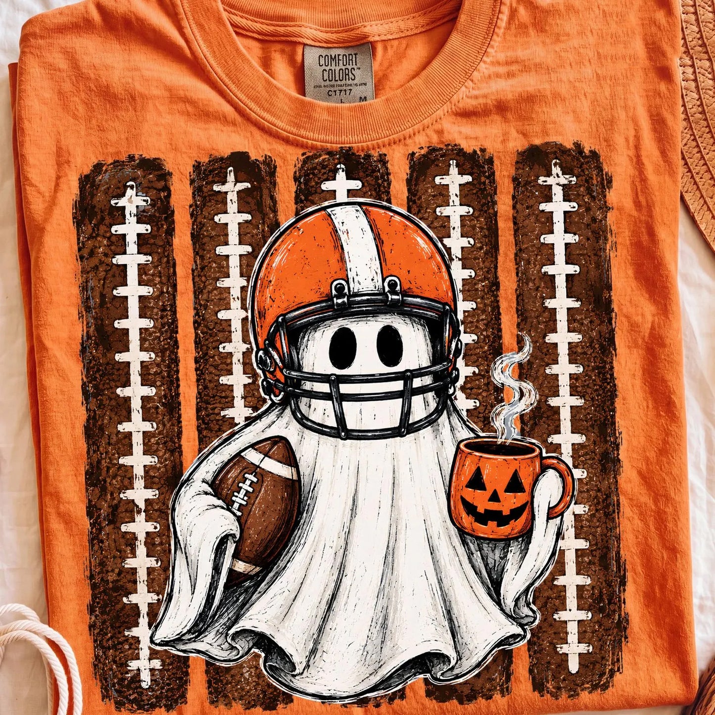 Football Ghost Graphic Tee